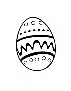 ביצה מקושטת לצביעה