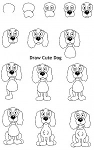 איך לצייר כלב
