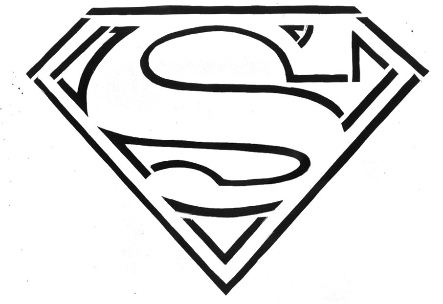 סמל סופרמן לצביעה